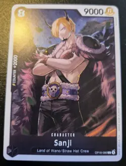 Sanji OP16-086 Common The Time Of Battle One Piece Card Game - Image 1