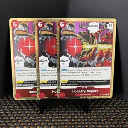 One Piece CCG Honesty Impact OP11-018 A Fist of Divine Speed R English Foil X3 - Image 1