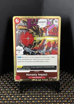One Piece CCG Honesty Impact OP11-018 A Fist of Divine Speed R English Foil X3 - Image 2