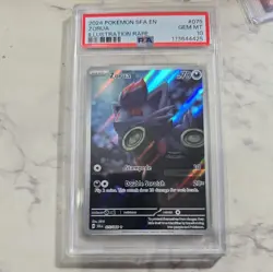 PSA 10 Zorua 075/064 IR Illustration Rare Shrouded Fable SFA Pokemon Card - Image 1