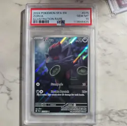 PSA 10 Zorua 075/064 IR Illustration Rare Shrouded Fable SFA Pokemon Card - Image 2