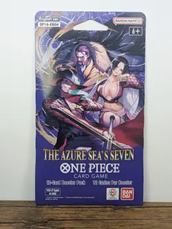(2 Pack) One Piece Card Game OP-14 The Azure Sea's Seven Sleeved Booster - Image 2