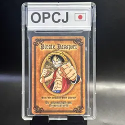 Luffy 2003 One Piece Pirate Passport Card Promo Limited Japanese Vintage Odaiba - Image 1