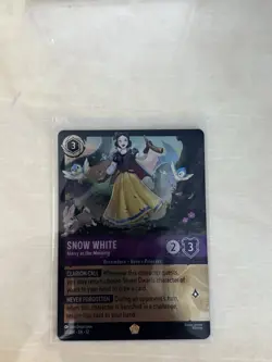 Disney Lorcana Snow White - Merry as the Morning 37/204 Wilds Unknown Foil - Image 1