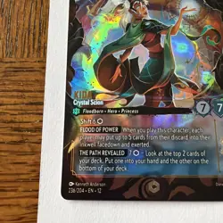 Disney Lorcana TCG Kida Crystal Scion Enchanted 236/204 Wilds Unknown - Image 5