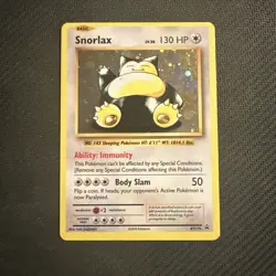 Pokemon Snorlax XY179 Evolutions Blackstar Promo Holo Foil Card 2016 MP - Image 1