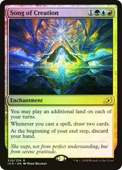 Foil Song of Creation [Ikoria: Lair of Behemoths] MTG - Image 1