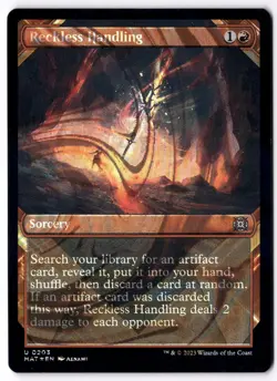 Reckless Handling (Halo Foil) MAT 203 Magic: The Gathering Foil UC NM - Image 1