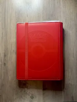 Ultra Pro Pokemon TCG Charizard 9 Pocket Leather Binder Red 360 Card Capacity - Image 2