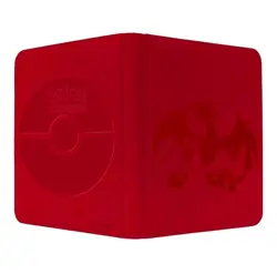 Ultra Pro Pokemon TCG Charizard 9 Pocket Leather Binder Red 360 Card Capacity - Image 3