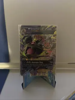 Pokemon M Tyranitar EX Ultra Holo Rare Card 43/98 XY-Ancient Origins NM - Image 1