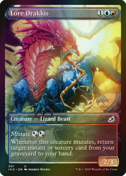 MTG Lore Drakkis Showcase Foil ** Ikoria: Lair of Behemoths ** English (NM) - Image 1