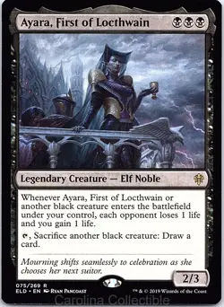 Ayara, First of Locthwain - NM - Throne of Eldraine 75 Magic: The Gathering - Image 1