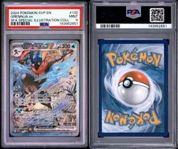 2024 POKEMON SVP EN-SV BLACK STAR PROMO #132 GRENINJA EX SPECIAL SFA COLL PSA 9 - Image 3