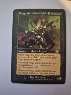 1x MTG Phage the Untouchable - Legions HP x1 - Image 1