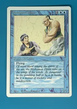 Magic The Gathering Mahamoti Djinn Revised Edition Regular - Image 1