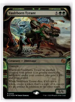 Vaultborn Tyrant (Showcase) 50 Outlaws of Thunder Junction The Big Score Foil NM - Image 1
