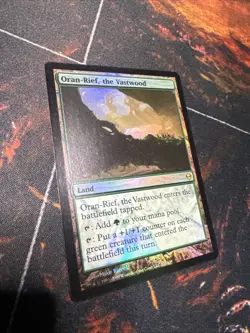 Oran-Rief, the Vastwood 1x FOIL ZEN MTG Zendikar Rare Lp green land - Image 1