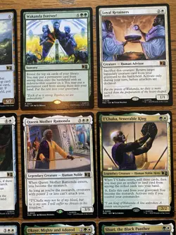 Mtg Marvel commander Wakanda Lot 12 Cards Legendary - Image 3