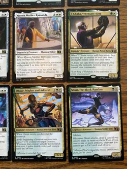 Mtg Marvel commander Wakanda Lot 12 Cards Legendary - Image 5