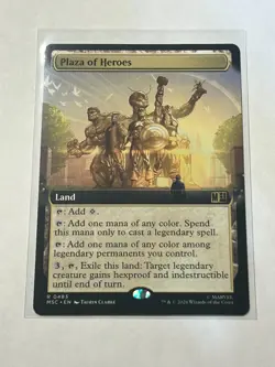 Plaza of Heroes (Marvel Super Heroes Commander) MTG Near Mint Magic Card - Image 1