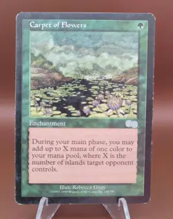 Carpet of Flowers x1 MTG Urza's Saga Magic Heavy Play HP English - Image 1
