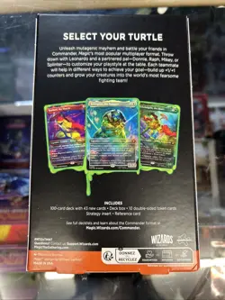 Magic The Gathering Turtle Power Commander Deck Teenage Mutant Ninja Turtles NEW - Image 2