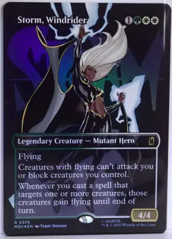 Storm, Windrider [New, Near Mint] Borderless *Foil* {Marvel Super Heroes} - Image 1