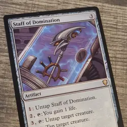 Wizards of the Coast MTG Staff of Domination 343 Regular Rare EN - Image 1