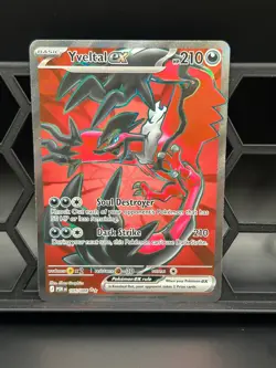 Yveltal ex 105/088 Ultra Rare Perfect Order Pokemon Holo Near Mint - Image 1
