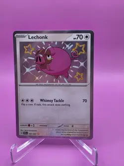 Lechonk - 207/091 - Baby Shiny Rare - SV: Paldean Fates- Pokemon TCG - Image 1