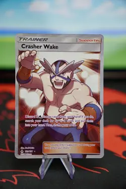 Crasher Wake (Full Art) 129/131 Sm-Forbidden Light Holo NM - Image 1