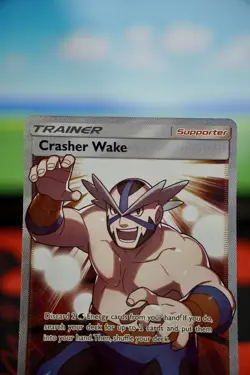 Crasher Wake (Full Art) 129/131 Sm-Forbidden Light Holo NM - Image 2