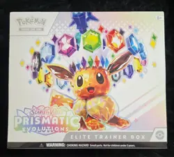 Pokemon TCG Scarlet & Violet Prismatic Evolutions Elite Trainer Box ETB - Image 1