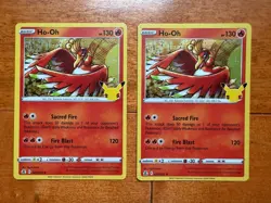 (2) Ho-Oh 01/25 • Holo Rare • Celebrations Pokemon TCG Trading Card • HoOh Ho Oh - Image 1