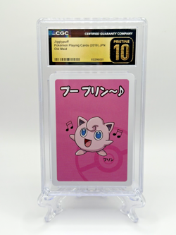 2019 Japanese Pokemon Playing Cards Old Maid Jigglypuff ~ CGC 10 PRISTINE! - Image 1