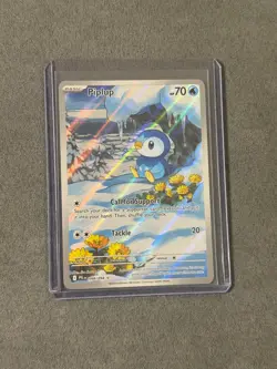 Piplup - Holo Illustration Rare ME02: Phantasmal Flames 098/094 NM - Image 1