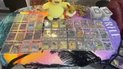 Pokemon choose 1 ea. Pokemon TCG slabby/nonGraded Slabs & Card Lot Pikachu Eevee - Image 1