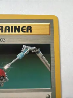 Pokemon Trainer Maintenance 083/102 Base Set Regular Vintage Card LP - Image 4