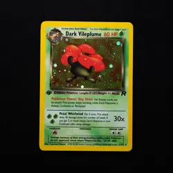 Dark Vileplume 1st Edition 13/82 NM Team Rocket Holo Rare Pokemon TCG Card 2000 - Image 1