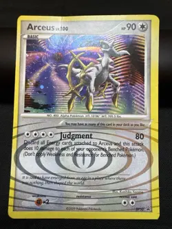 Arceus DP50 Holo Black Star Promo 2009 Pokemon Damaged - Image 1