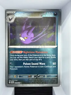 Crobat - Reverse Holo Rare ME04: Chaos Rising 051/086 NM - Image 1