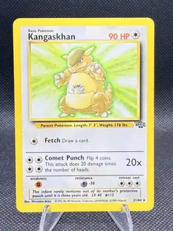 Pokemon Kangaskhan Jungle 21/64 Regular Non holo Rare - Image 1
