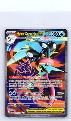 Mega Greninja ex 100/086 Ultra Rare Chaos Rising Pokemon Holo Near Mint - Image 1