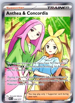 Anthea & Concordia 254/217 Ultra Rare Ascended Heroes Pokemon Holo Near Mint - Image 1