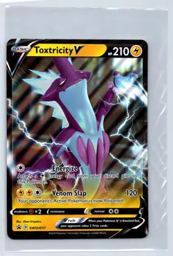 jumbo Toxtricity V SWSH017 Holo Promo Sword Shield Promo Pokemon Lightly Played - Image 1