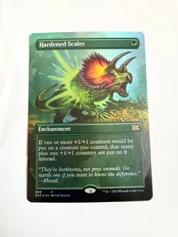 MTG Hardened Scales 2X2 369 Borderless Foil Rare EN Jim Nelson - Image 1
