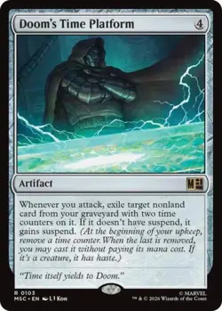~ Doom's Time Platform (Surge Foil) ~ NM Foil ~ ~ MTG ~ - Image 1