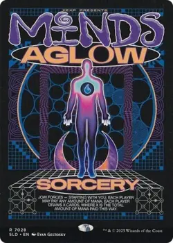 ~ Minds Aglow ~ NM ~ Secret Lair ~ MTG ~ - Image 1