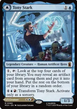 Magic: The Gathering Marvel Tony Stark / The Invincible Iron Man 2 Card Lot - Image 1